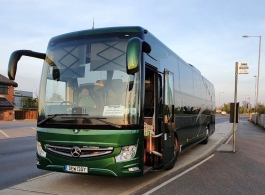 Executive wedding coach hire in Peterborough